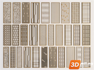 Folding screen Skp Files 